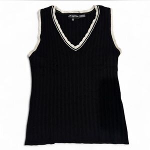 Karl Lagerfeld Sleeveless Knit Vest Top